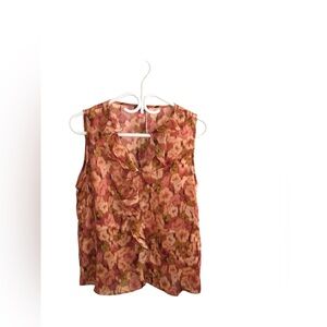 NWT Vince Camuto Sleeveless Floral Blouse